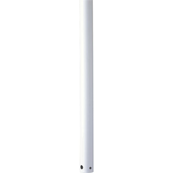Progress Lighting AirPro Collection 18 In. Ceiling Fan Downrod in White P2604-28 - main